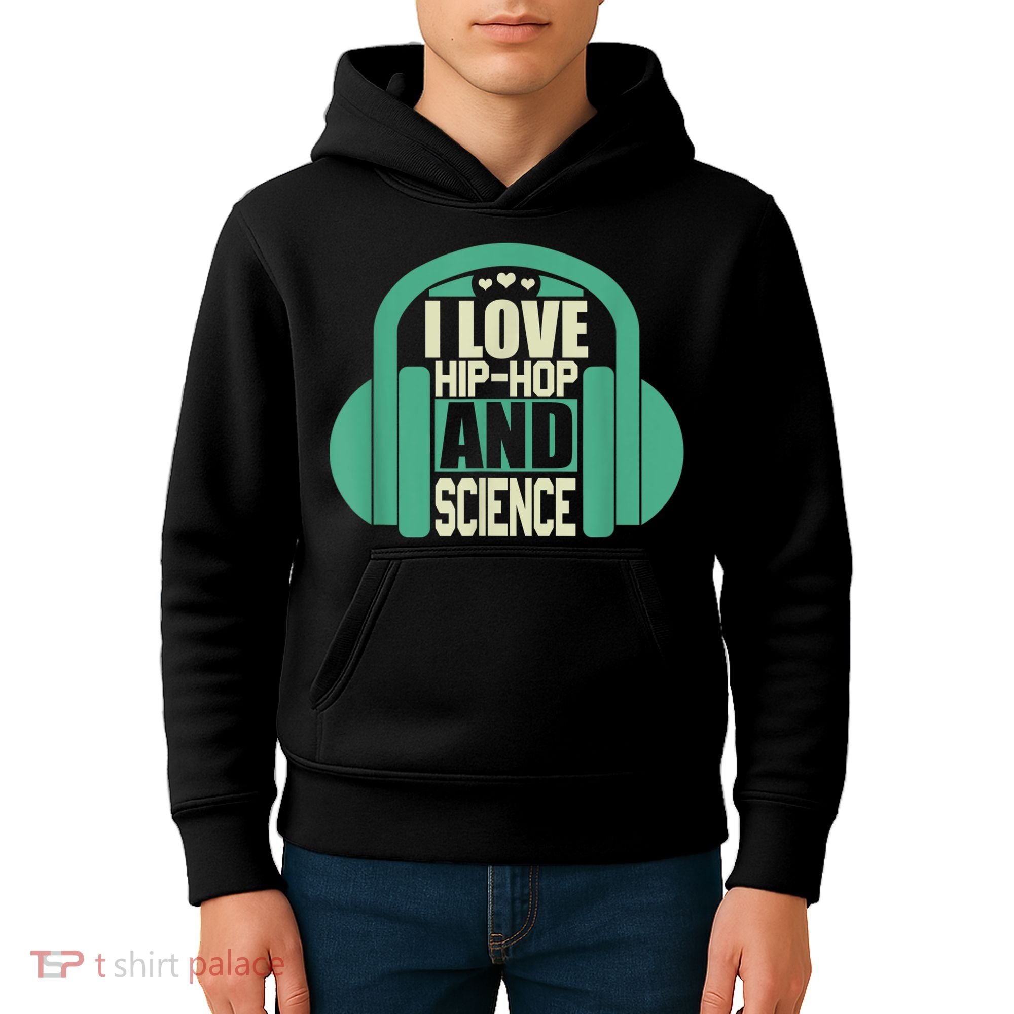 I Love Hip Hop And Science Kids Hoodie