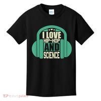 I Love Hip Hop And Science Kids T-Shirt thumb 0
