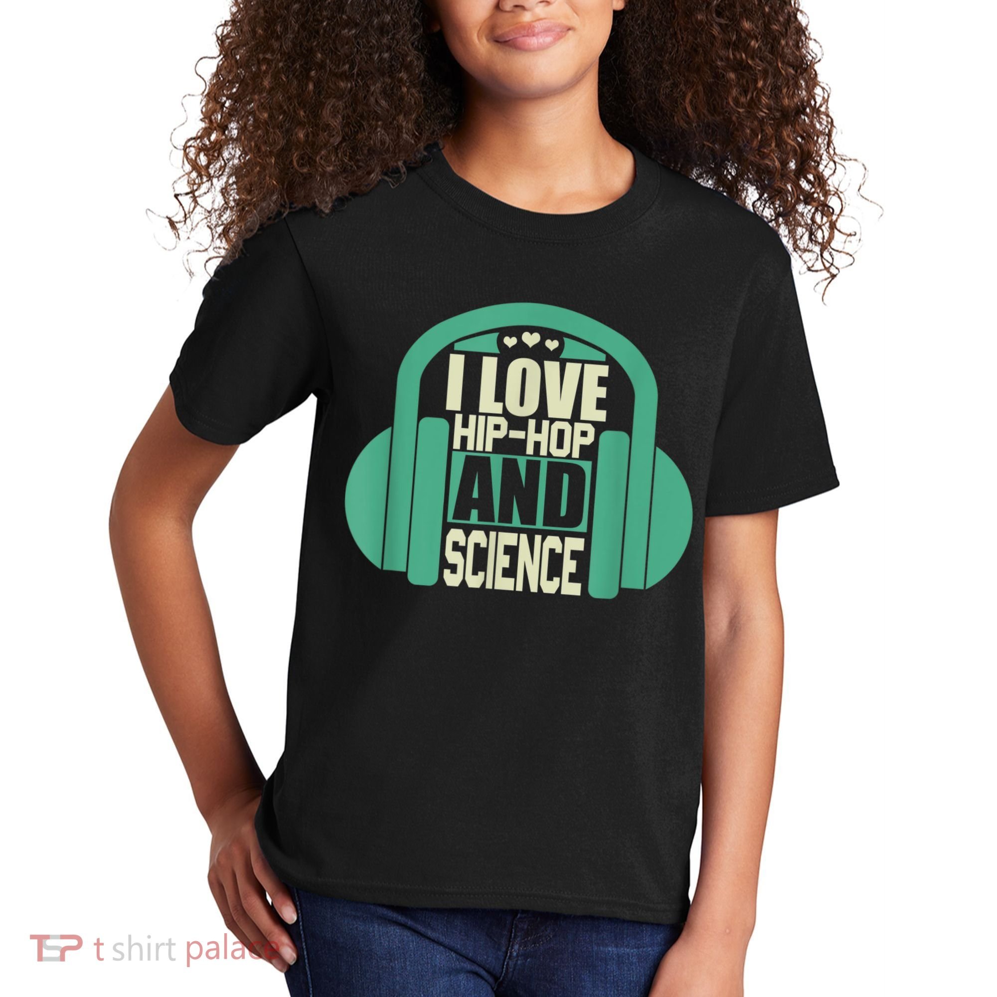 I Love Hip Hop And Science Kids T-Shirt