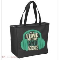 I Love Hip Hop And Science Tote Bag thumb 2