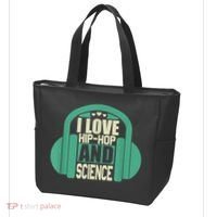 I Love Hip Hop And Science Tote Bag thumb 3