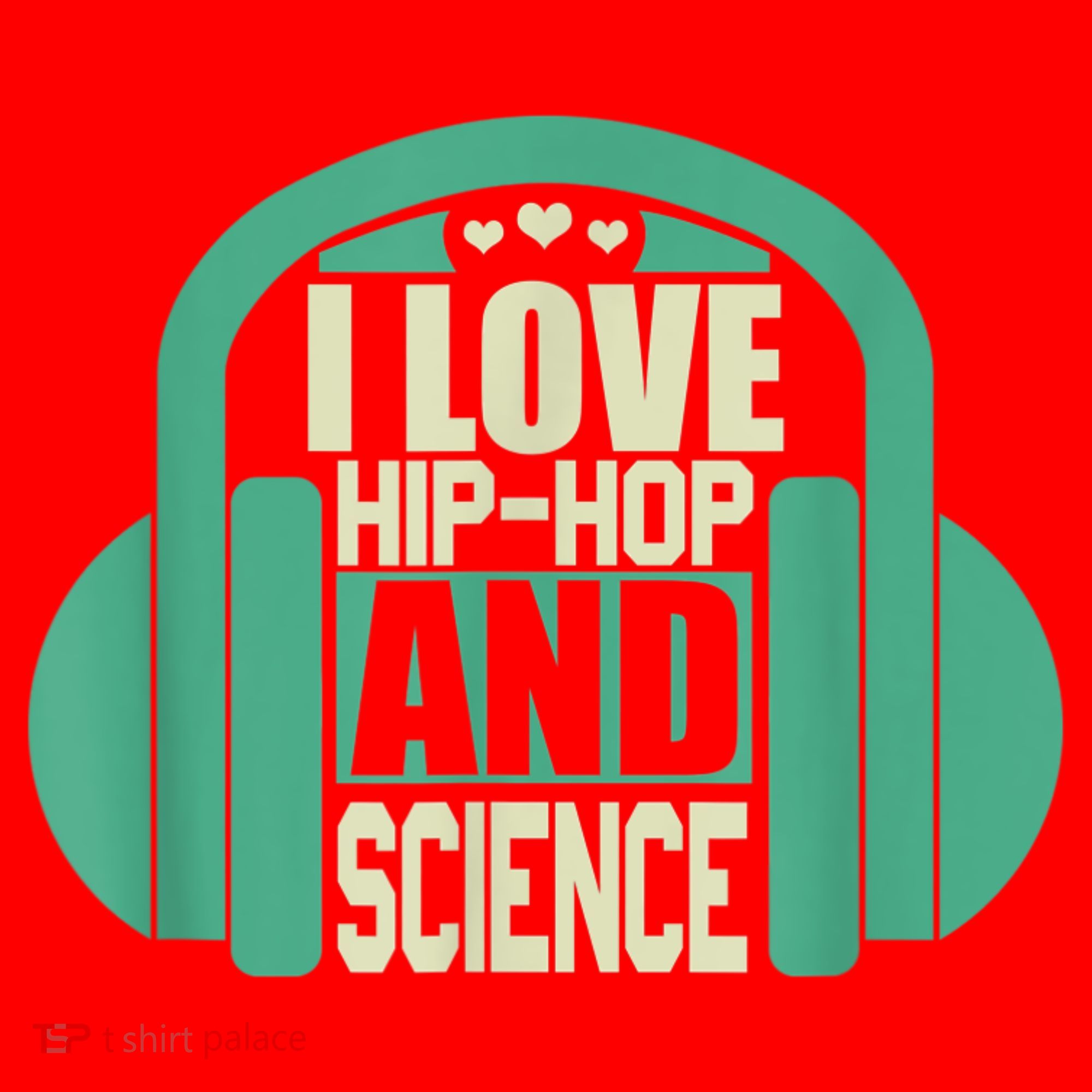 I Love Hip Hop And Science Santa Hat