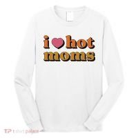I Love Hot Moms Retro Long Sleeve Shirt thumb 0