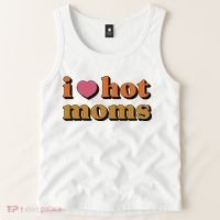 I Love Hot Moms Retro Tank Top thumb 2