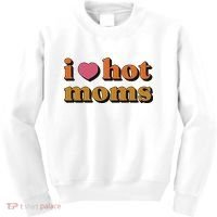I Love Hot Moms Retro Kids Sweatshirt thumb 0