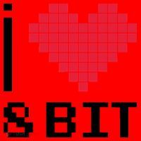 I Love Heart 8 Bit Retro Gamer Gaming Santa Hat thumb 1