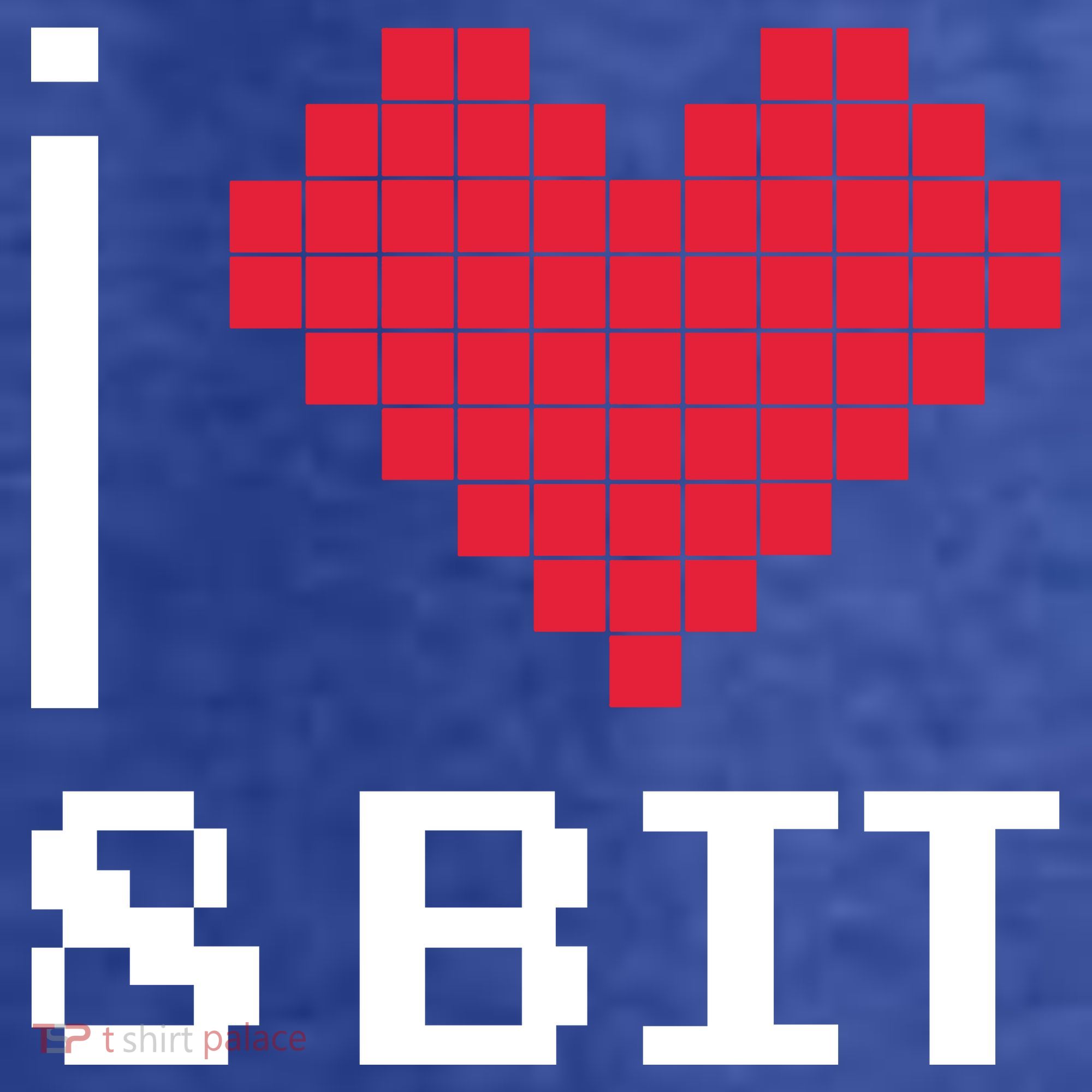 I Love Heart 8 Bit Retro Gamer Gaming Women's T-Shirt
