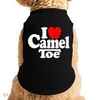 I Love Heart Camel Toe Doggie Tank thumb 0