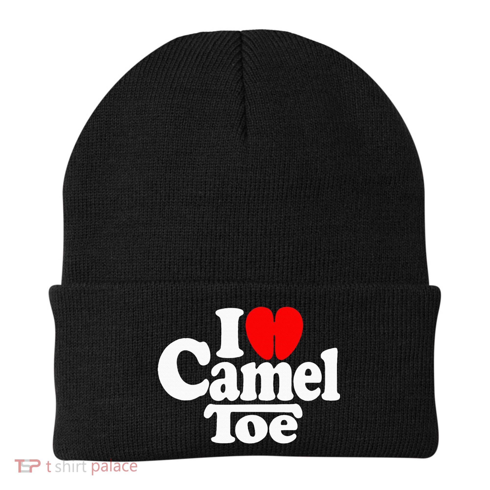I Love Heart Camel Toe Beanie