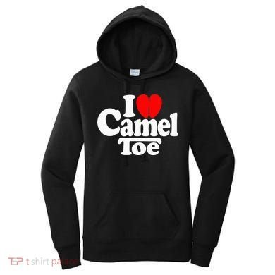 I Love Heart Camel Toe Women's Hoodie