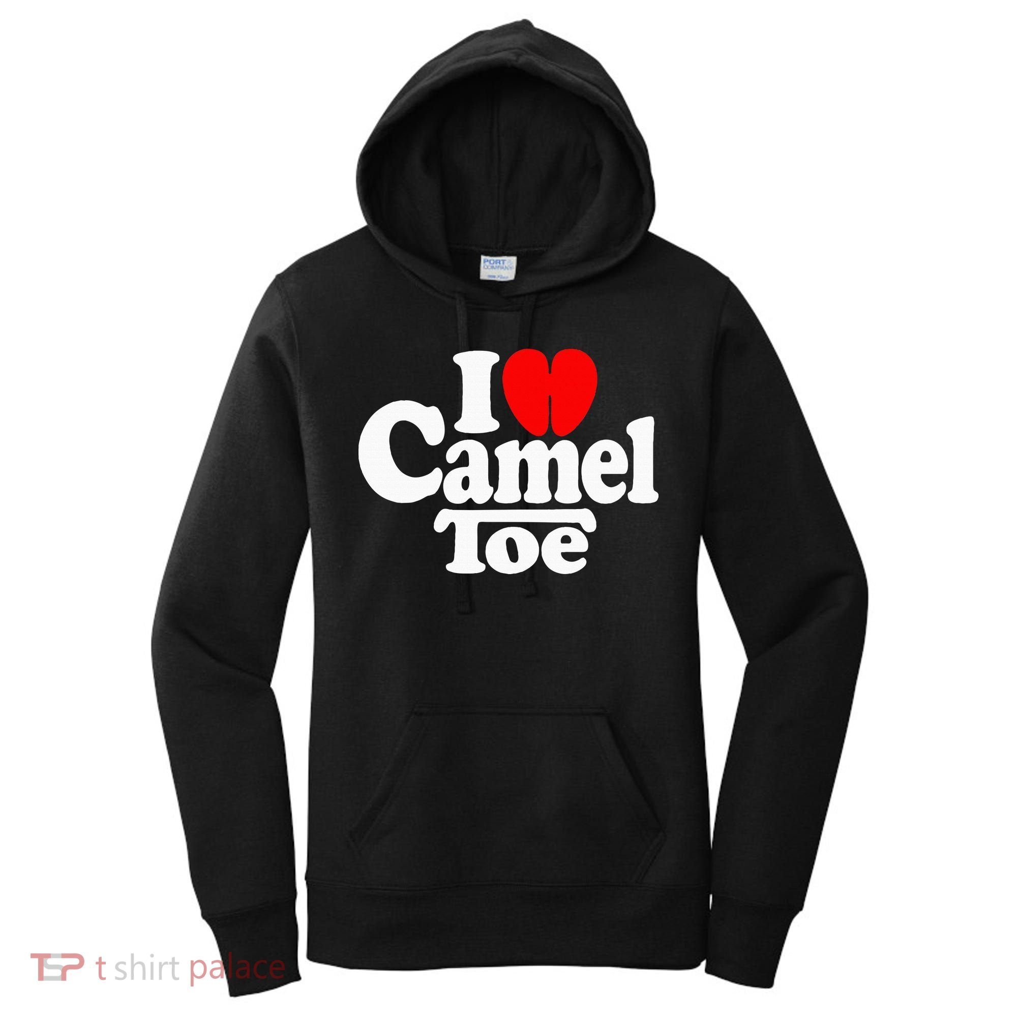 I Love Heart Camel Toe Women's Hoodie