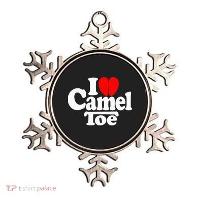 I Love Heart Camel Toe Ornament