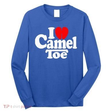 I Love Heart Camel Toe Long Sleeve Shirt