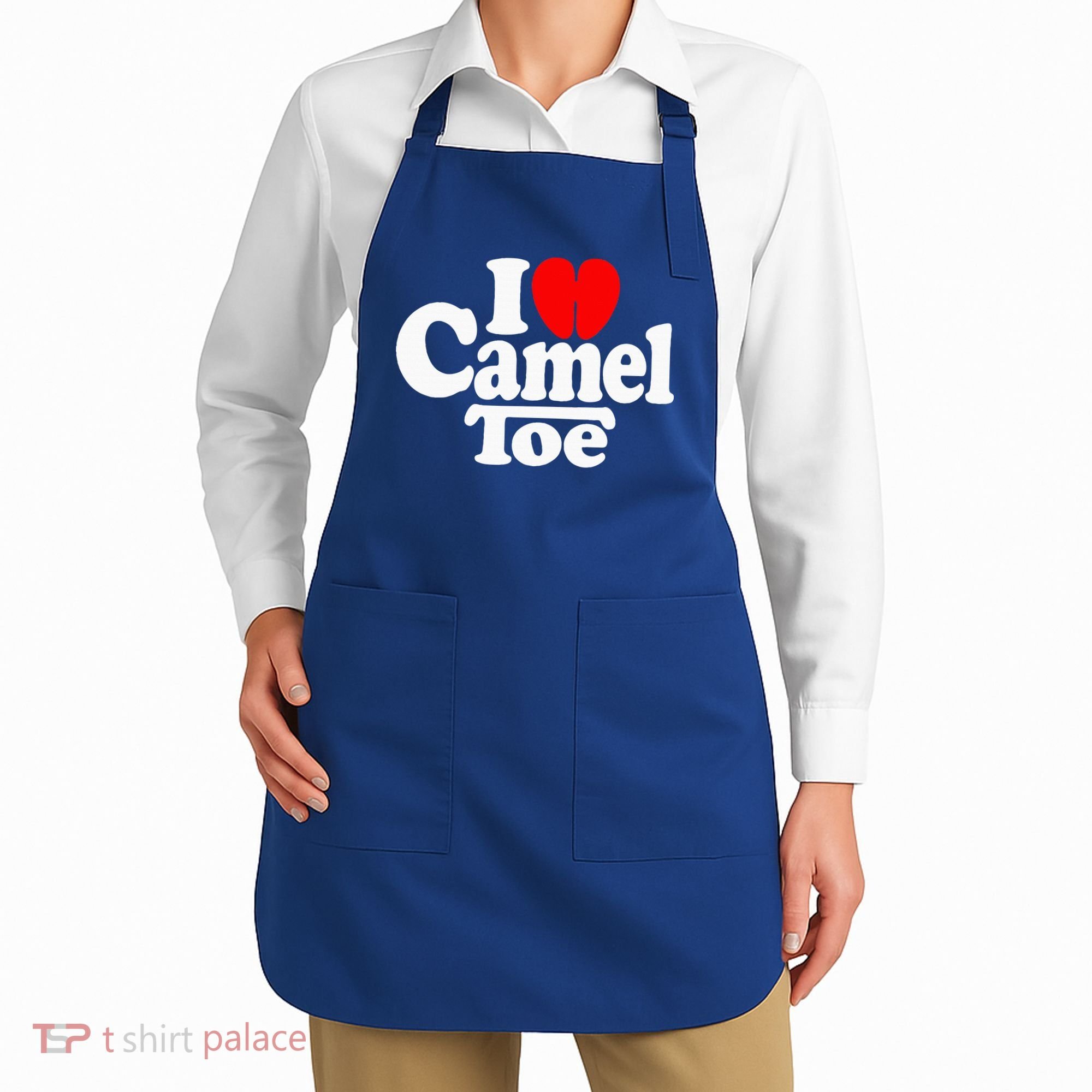 I Love Heart Camel Toe Apron