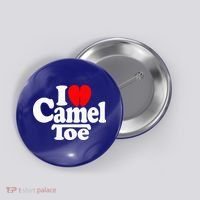 I Love Heart Camel Toe Button thumb 0