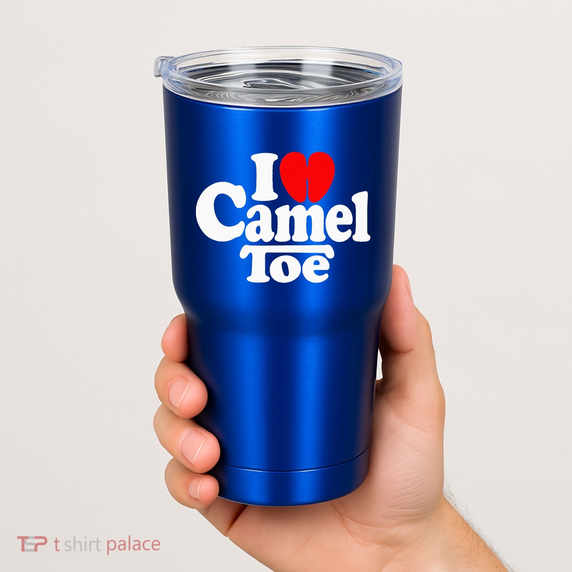 I Love Heart Camel Toe Tumbler