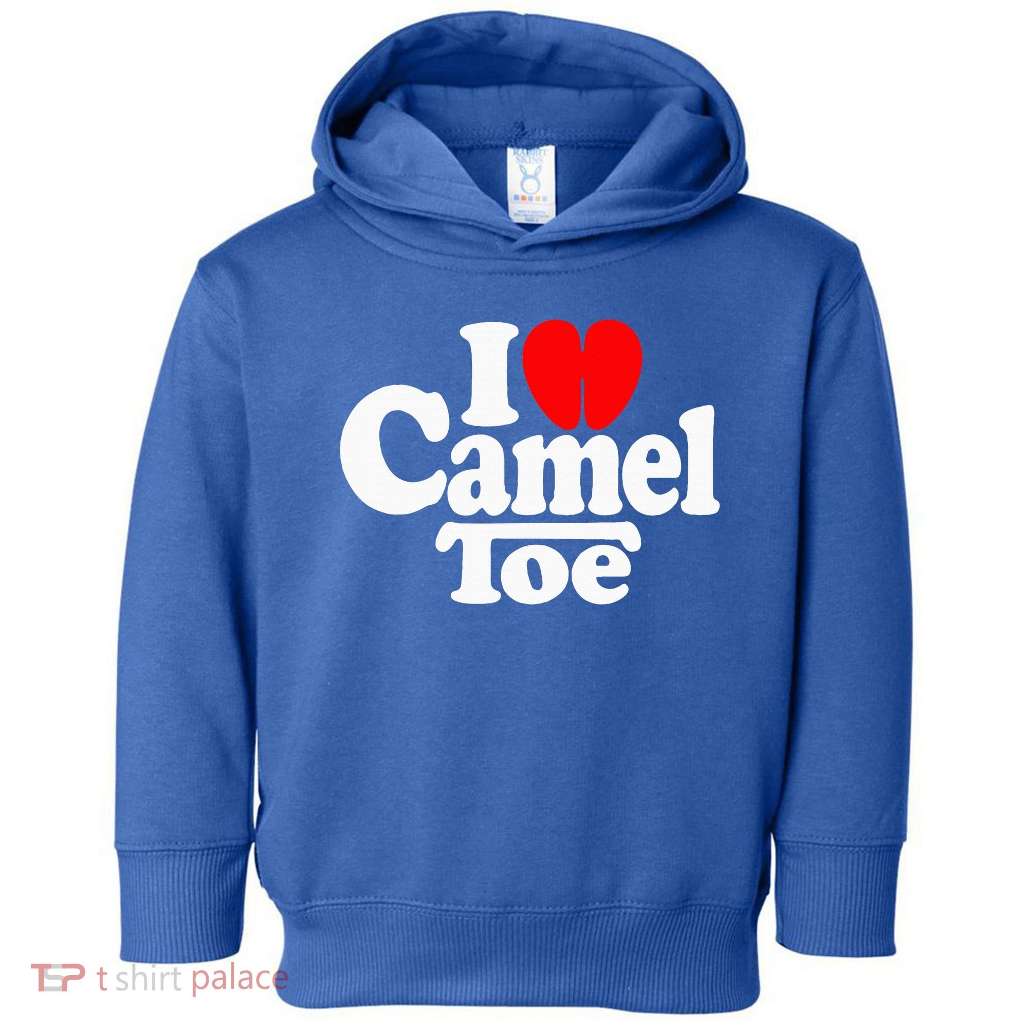 I Love Heart Camel Toe Toddler Hoodie