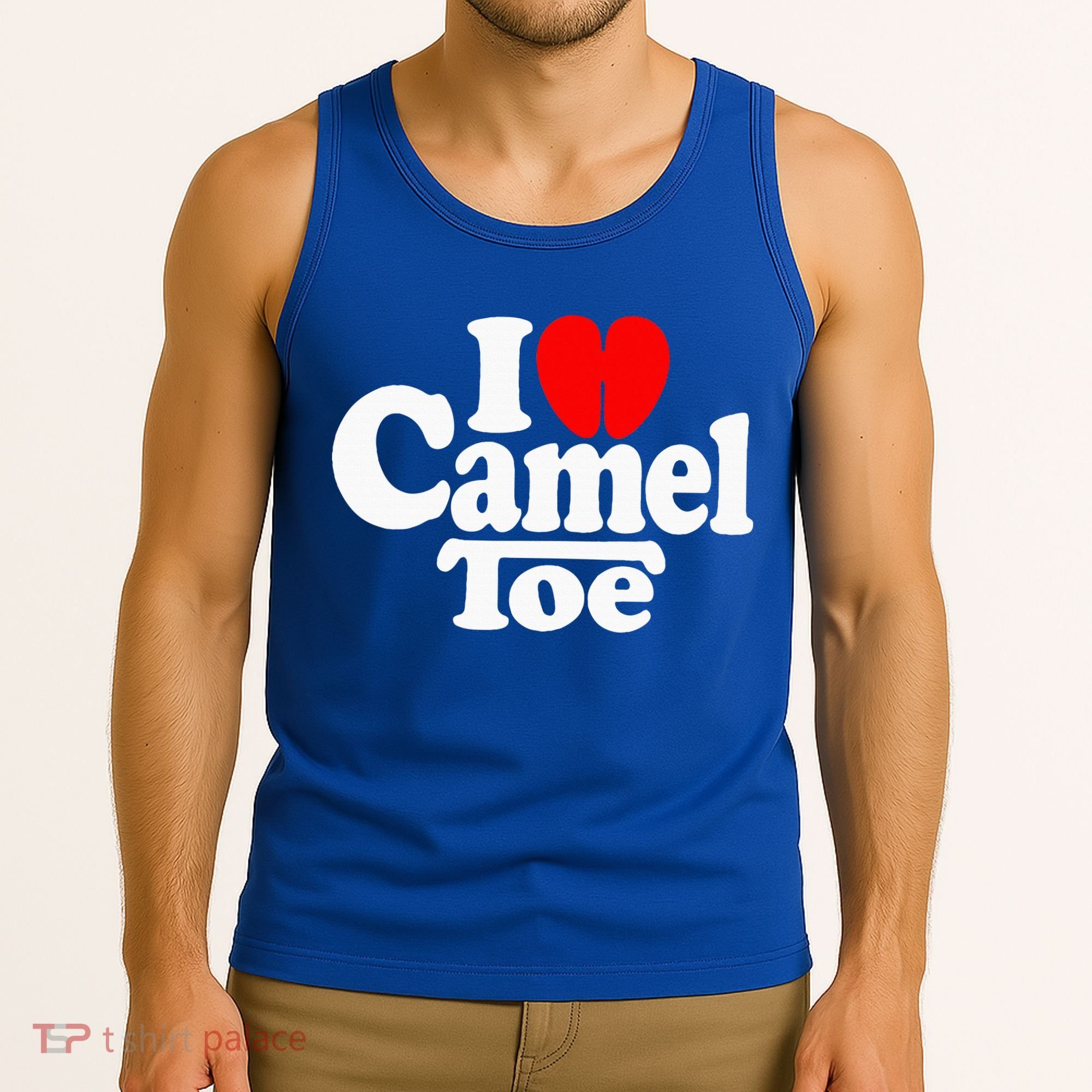 I Love Heart Camel Toe Tank Top