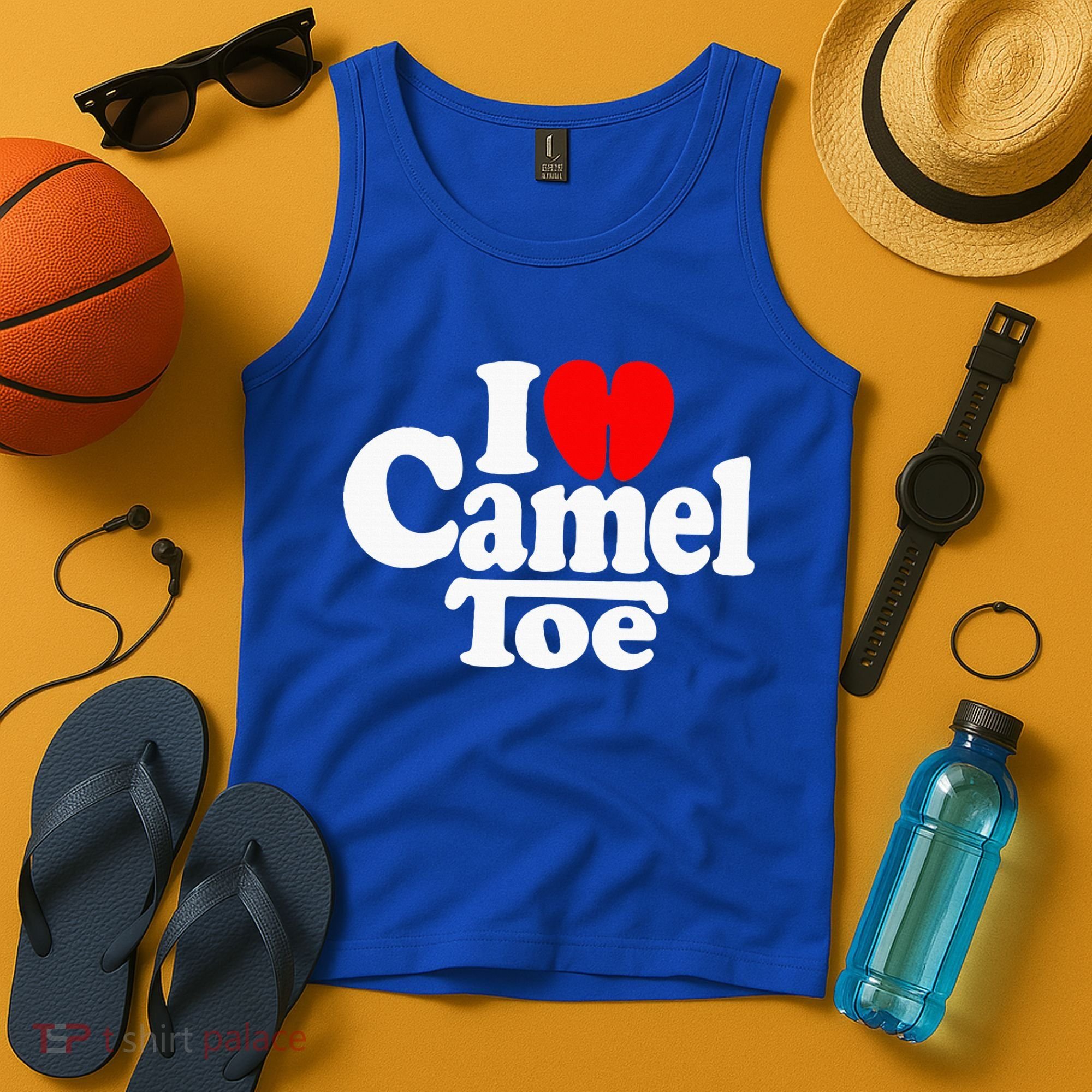 I Love Heart Camel Toe Tank Top