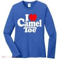 I Love Heart Camel Toe Women's Long Sleeve Shirt thumb 0