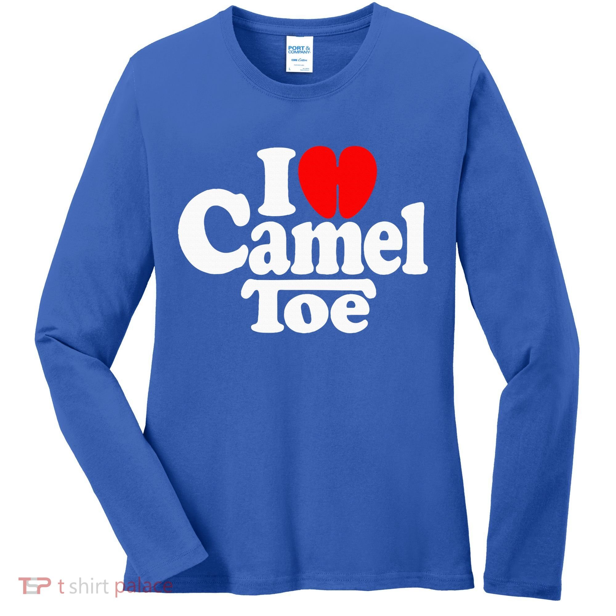 I Love Heart Camel Toe Women's Long Sleeve Shirt