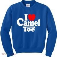I Love Heart Camel Toe Kids Sweatshirt thumb 0