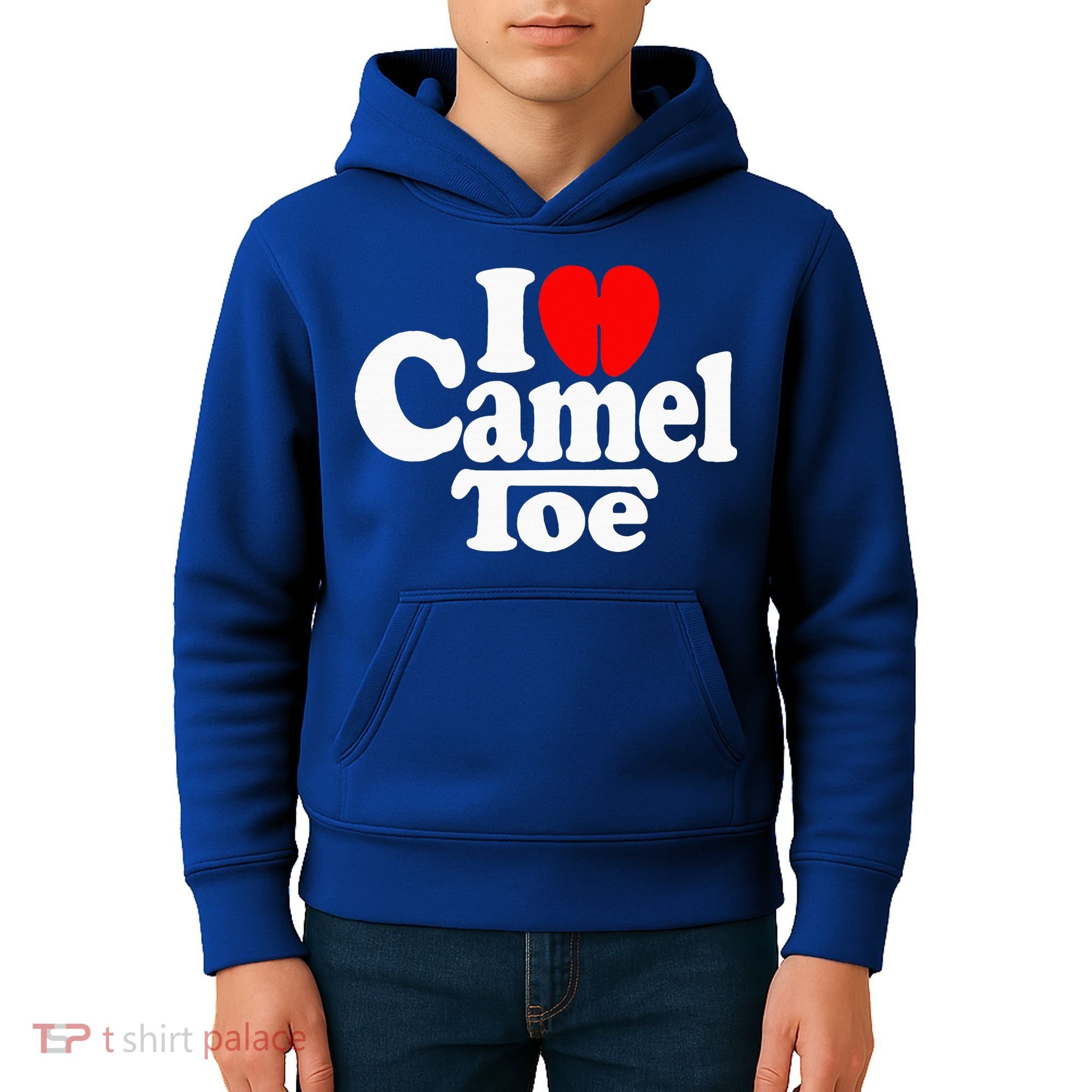 I Love Heart Camel Toe Kids Hoodie