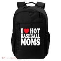I Love Hot Baseball Moms Funny Gift Backpack thumb 0