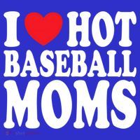 I Love Hot Baseball Moms Funny Gift Sweatshirt thumb 3