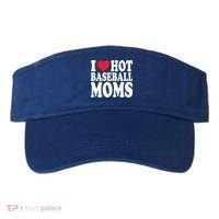 I Love Hot Baseball Moms Funny Gift Visor thumb 0