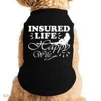 Insured Life Happy Wife Gift Insurance Agent Gift Doggie Tank thumb 0