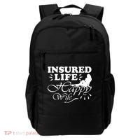 Insured Life Happy Wife Gift Insurance Agent Gift Backpack thumb 0