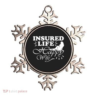 Insured Life Happy Wife Gift Insurance Agent Gift Ornament