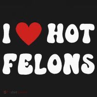 I Love Hot Felons Funny Statement Tote Bag thumb 4