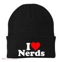 I LOVE HEART NERDS GEEKS funny quote sayings Beanie thumb 0