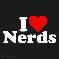 I LOVE HEART NERDS GEEKS funny quote sayings Women's Tank Top thumb 5