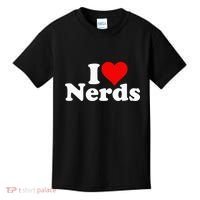 I LOVE HEART NERDS GEEKS funny quote sayings Kids T-Shirt thumb 0