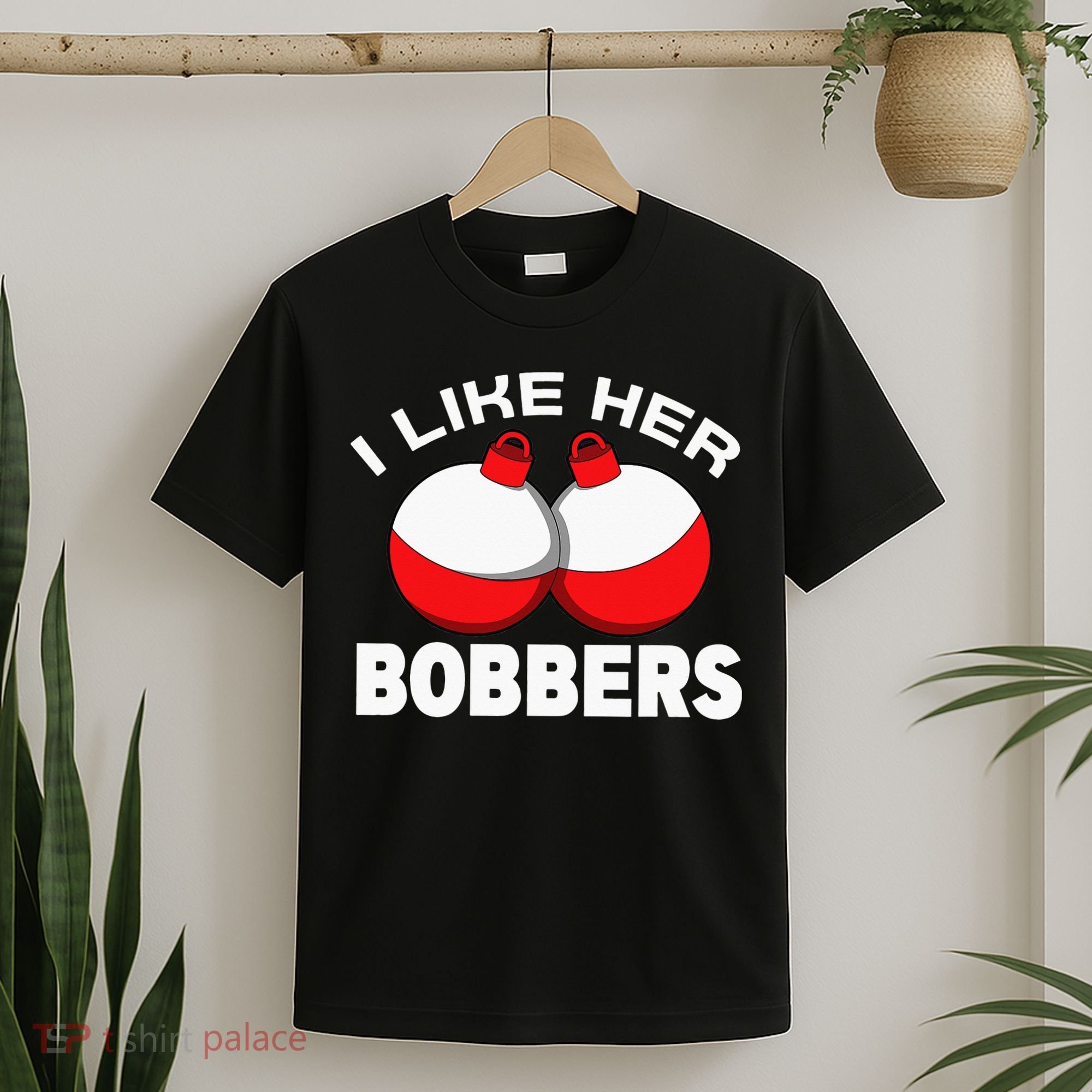 I like her bobbers fishing retro fisherman humor T-Shirt