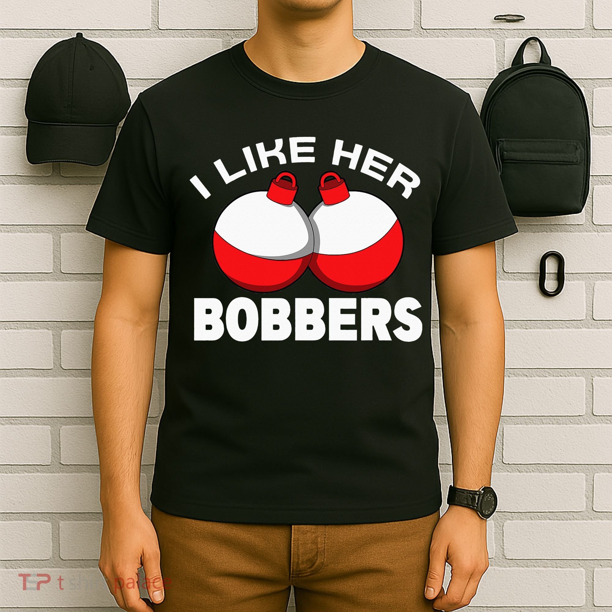 I like her bobbers fishing retro fisherman humor T-Shirt