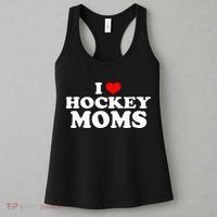 I Love Hockey Moms Funny Christmas Women's Tank Top thumb 3