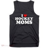 I Love Hockey Moms Funny Christmas Tank Top thumb 0