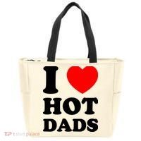 I Love Hot Dads Tote Bag thumb 0