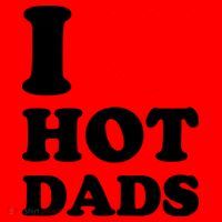 I Love Hot Dads Santa Hat thumb 1