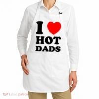 I Love Hot Dads Apron thumb 2