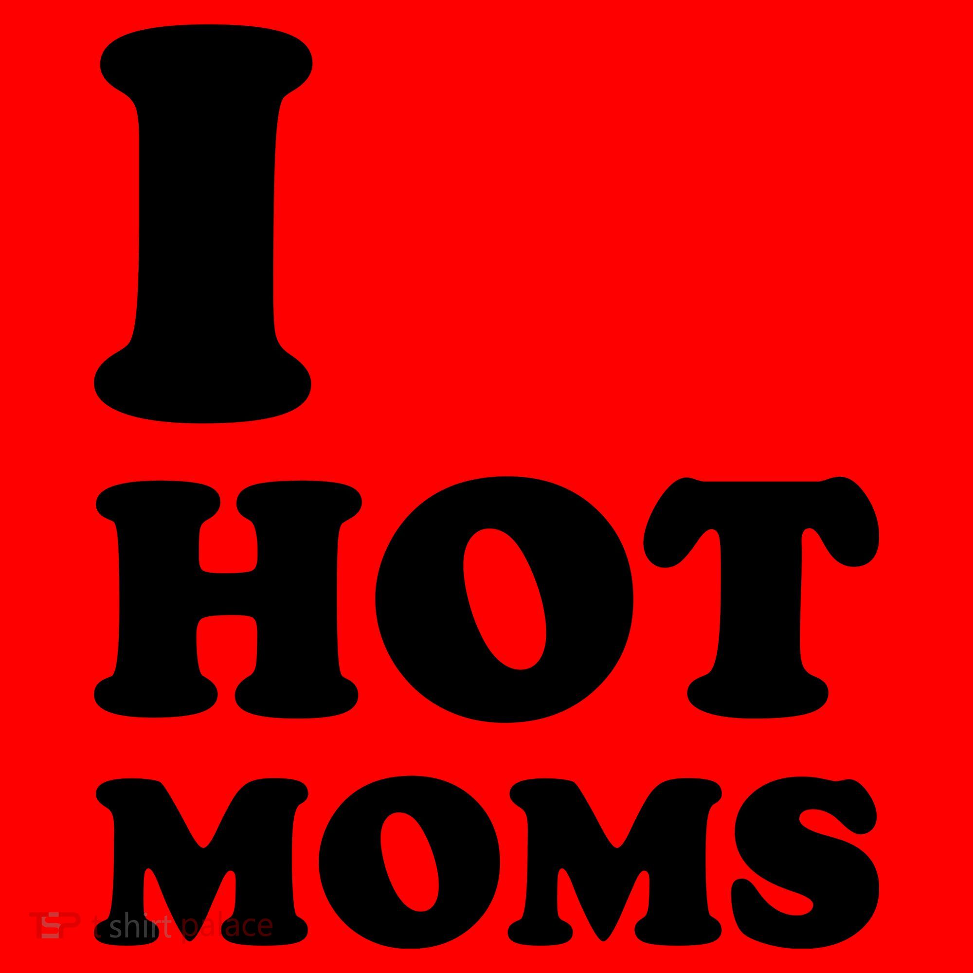 I Love Hot Moms Santa Hat