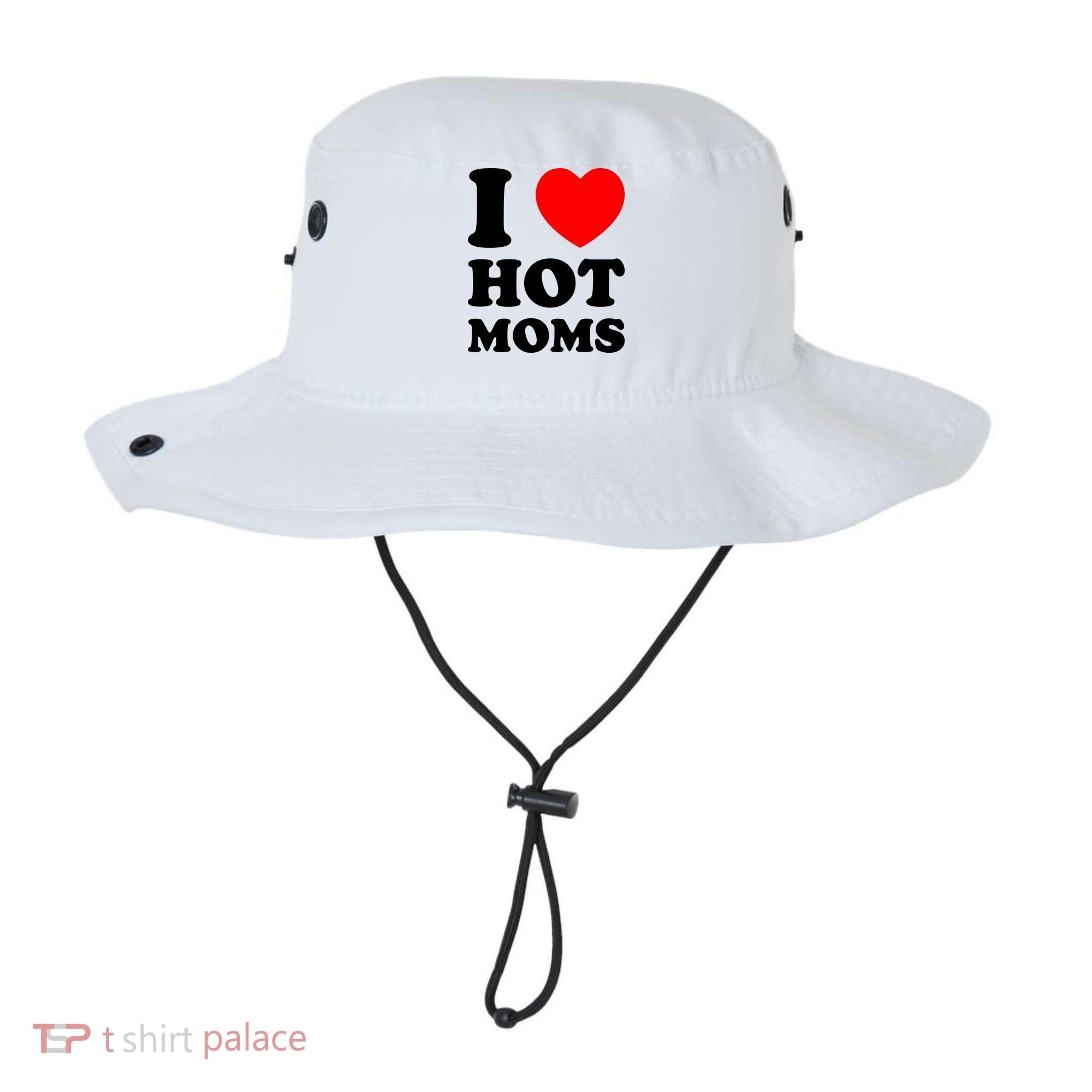 I Love Hot Moms Bucket Hat