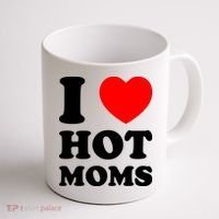 I Love Hot Moms Coffee Mug thumb 1