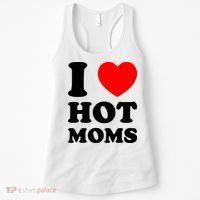 I Love Hot Moms Women's Tank Top thumb 0