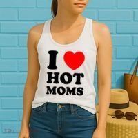I Love Hot Moms Women's Tank Top thumb 2