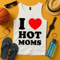I Love Hot Moms Tank Top thumb 4